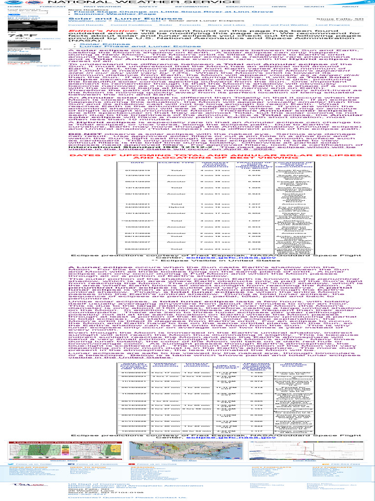 Solar and Lunar Eclipses | PDF | Solar Eclipse | Eclipse