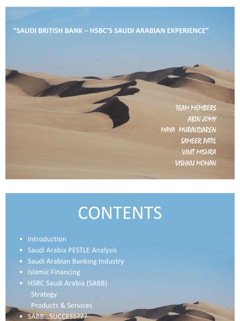 Sabb Islamic Banking And Finance Saudi Arabia