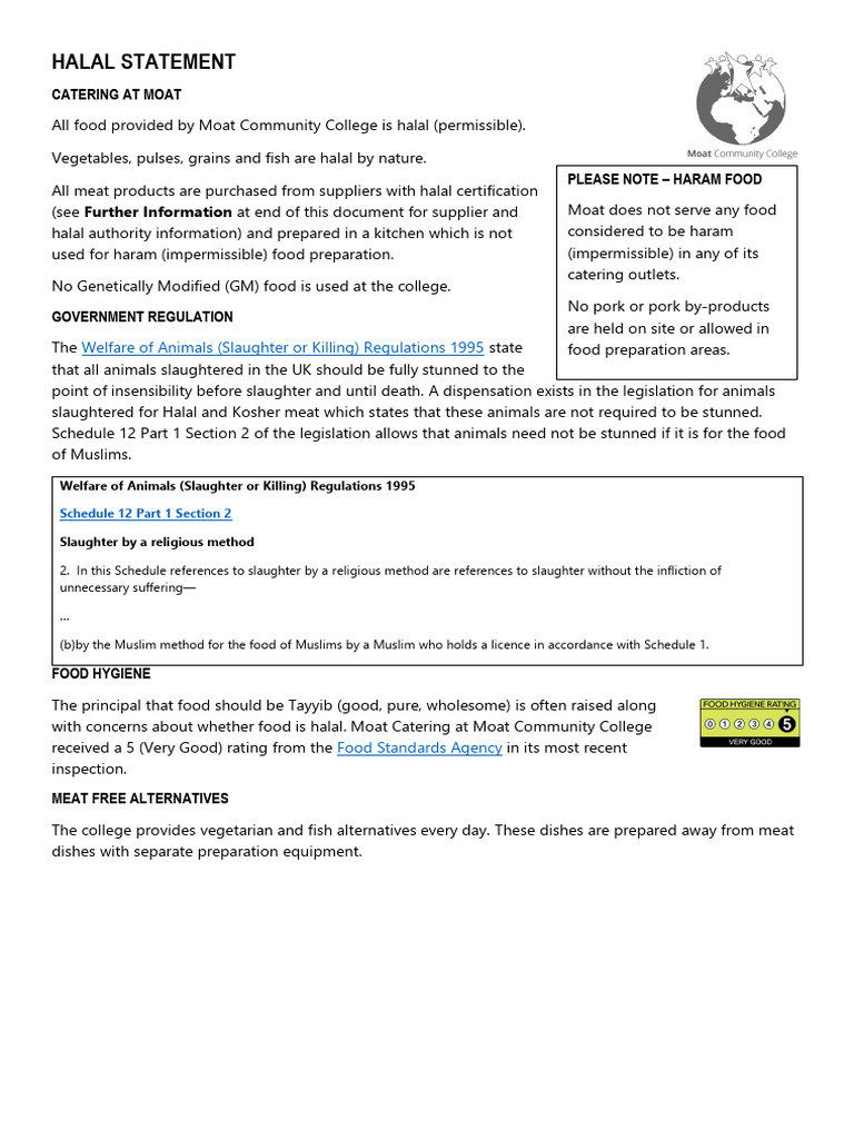 Halal UK | PDF | Animal Slaughter | Animal Products