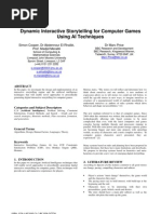Download GDTW 2008 SP6 - Dynamic Interactive Storytelling for Computer Games Using AI Techniques by ircoops SN8252672 doc pdf