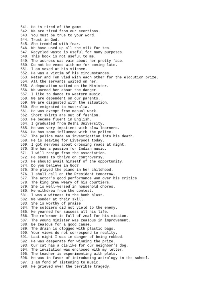 Concise Phrases and Observations | PDF