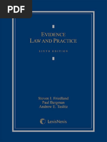 Evidence Law and Practice 6th Edition