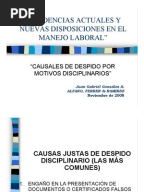 Modelo de Carta de Despido