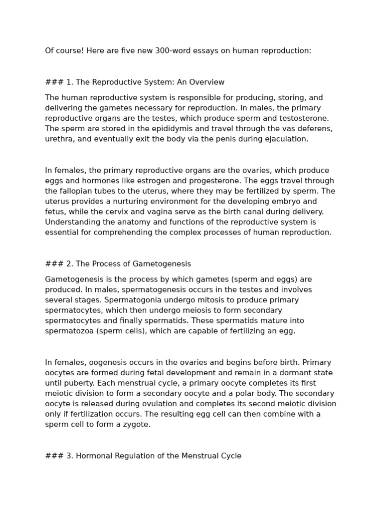 Chapter 4 Biology Crack Notes | PDF | Menstrual Cycle | Sex