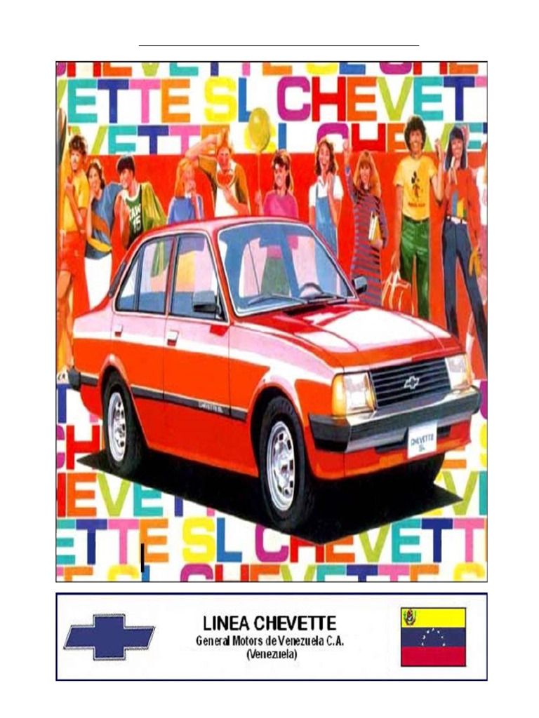 Manual Taller Despiece GM Chevette | PDF | Tecnología de vehículos | Partes  de vehículo