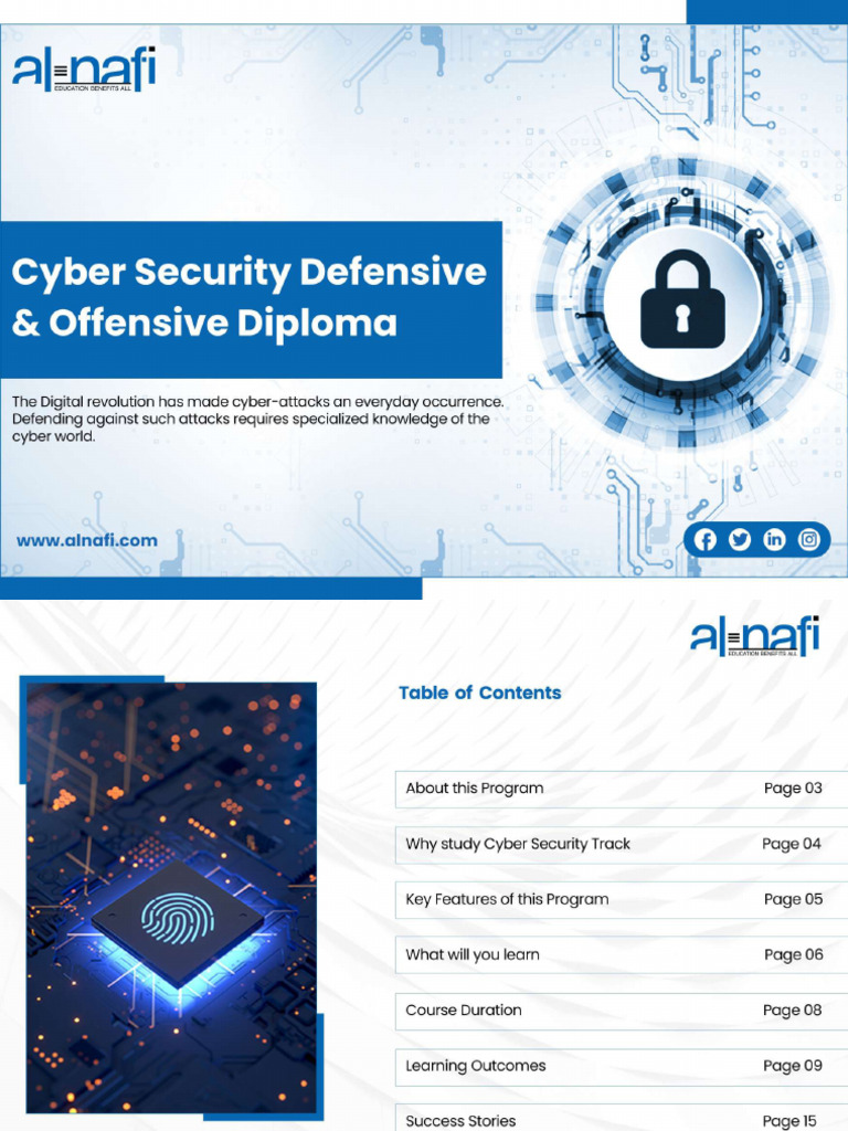 Cyber Security Defensive & Offensive Diploma (Landscape) New New - 15 ...