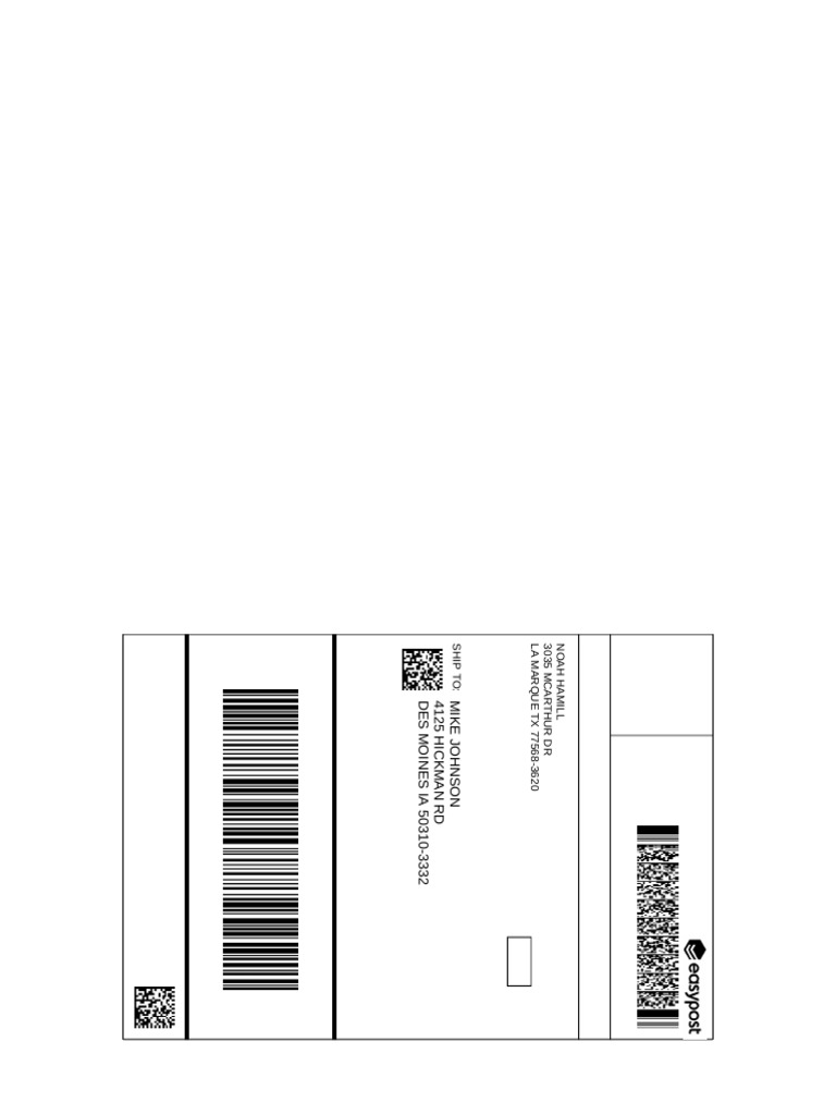 USPS Ground Advantage Shipping Label | PDF