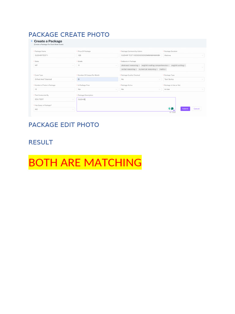 Photo Package Creation and Editing Guide | PDF