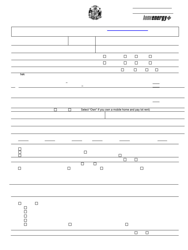 Wisconsin Home Energy Assistance Application | PDF | Social Security ...