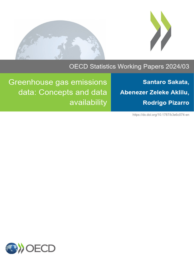 Greenhouse Gas Emissions Data Overview | PDF | Greenhouse Gas ...