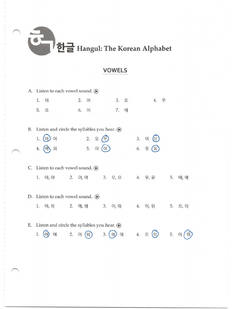 Lesson 0 Workbook Corrections | PDF