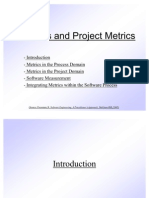 Process and Project Metrics.