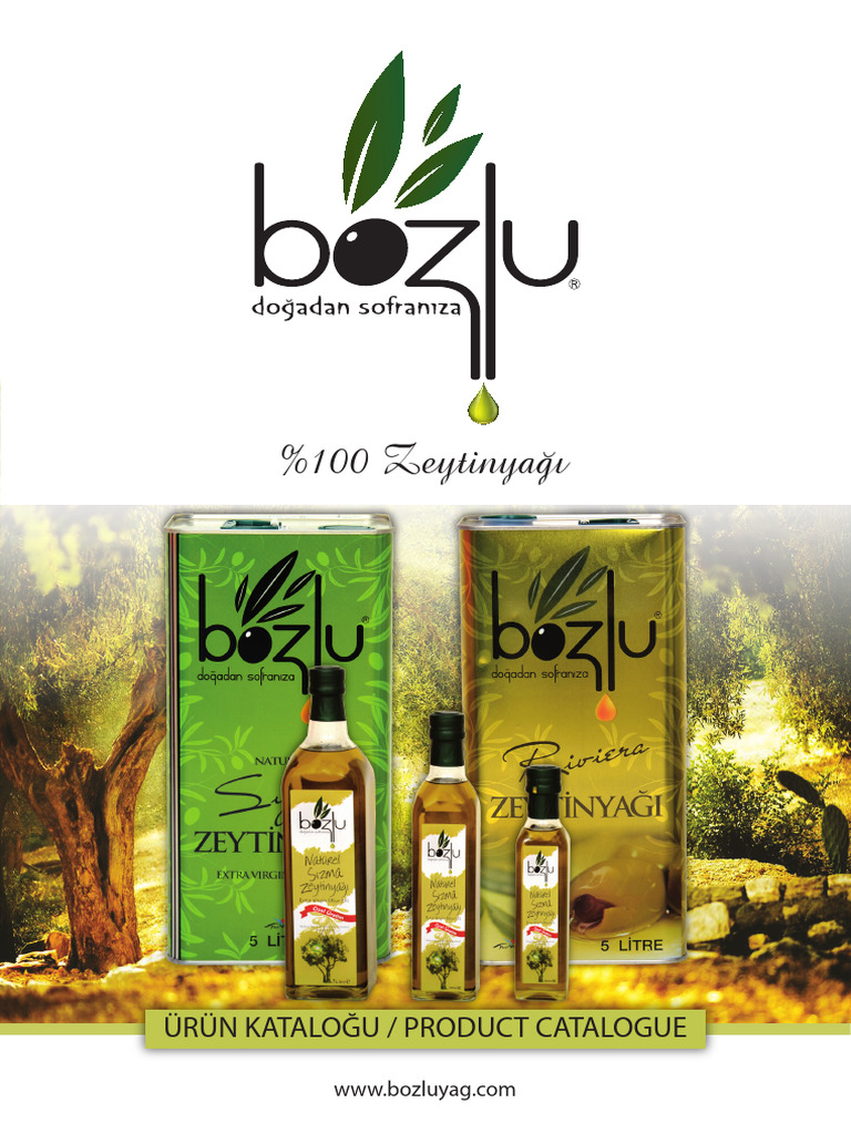 Bozlu Oli̇ve Oi̇l Product Catalogue | PDF