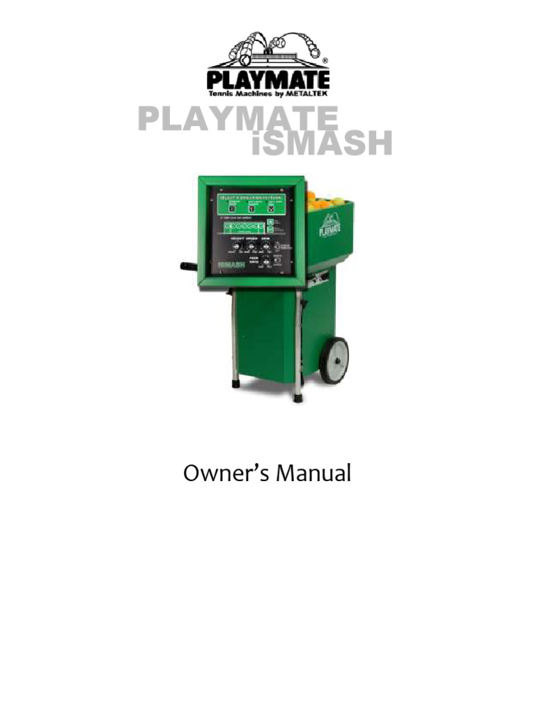 Playmate Ismash Ball Machine | PDF | Switch