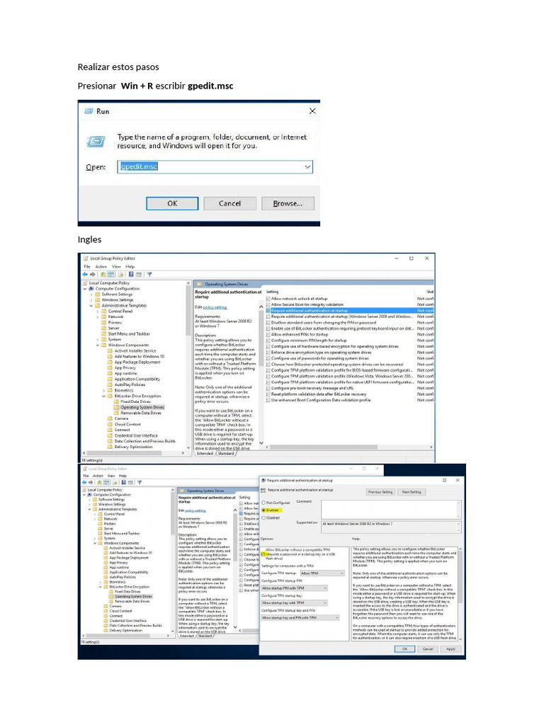 Manual de Bitlocker Final | PDF