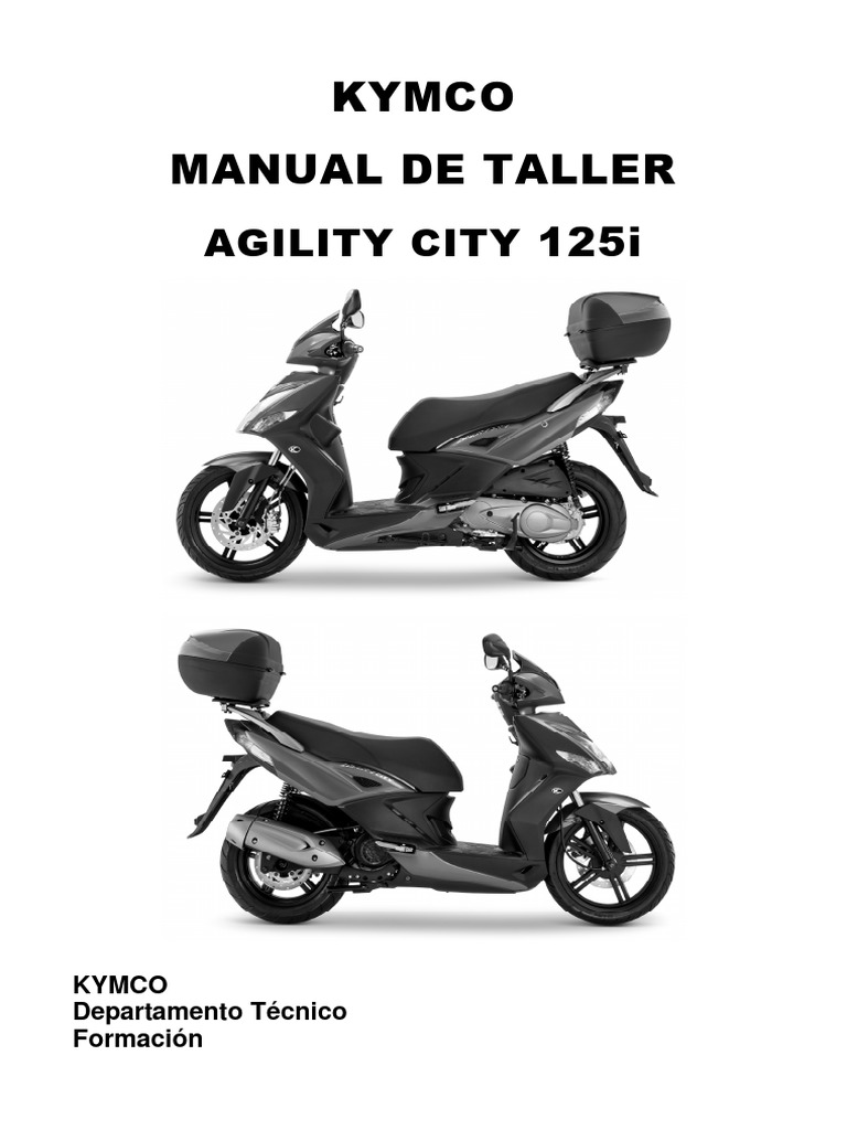 Manual Técnico Kymco Agility City 125i | PDF | Inyección de combustible ...