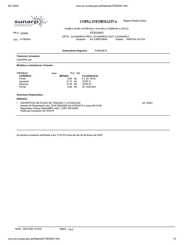 Copia Informativa | PDF