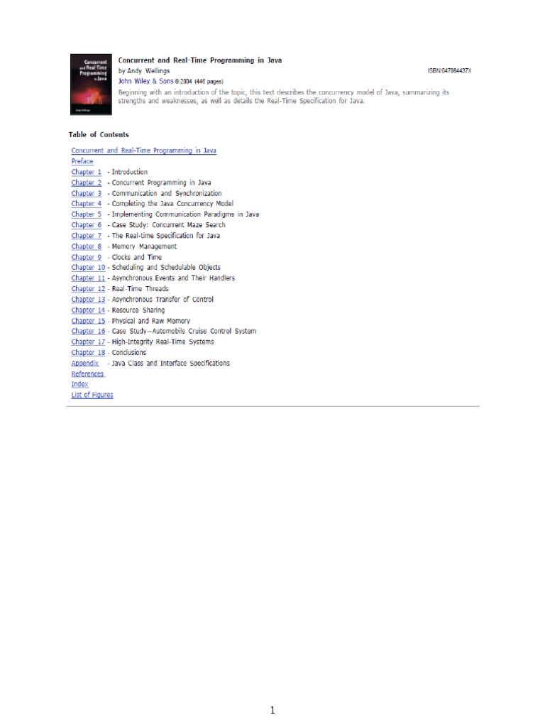 Concurrent and Real-Time Programming in Java | PDF | Real Time ...