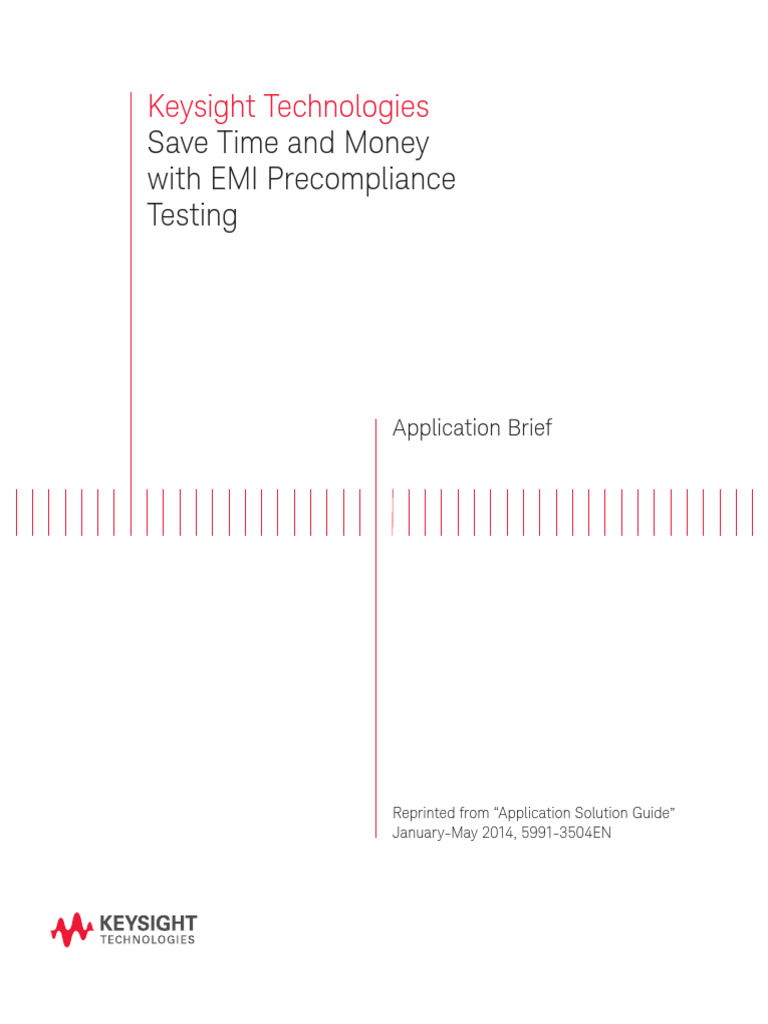 EMI Precompliance Testing Saves Time and Money | PDF | Electromagnetic ...