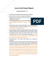 Guide to Project Reports