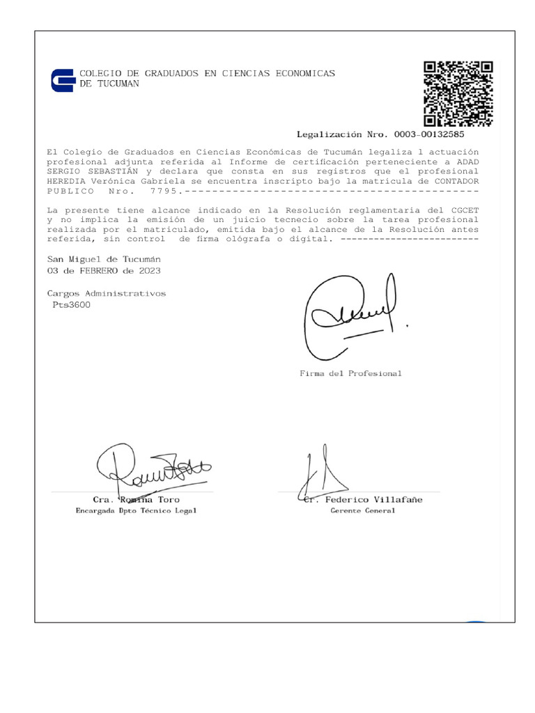 Certificación Profesional de Contador Público | PDF
