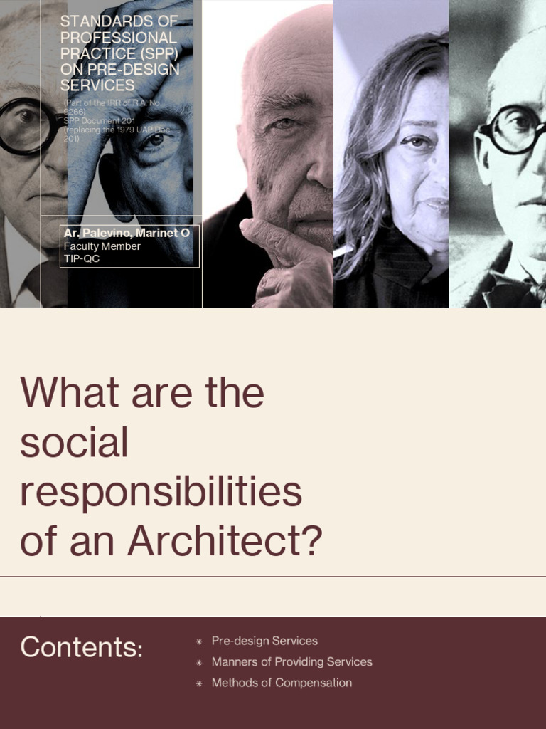 SPP Guidelines for Pre-Design Services | PDF | Architect | Feasibility ...