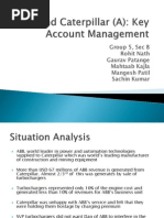 SDM Case Analysis: ABB and Caterpillar (A) : Key Account Management