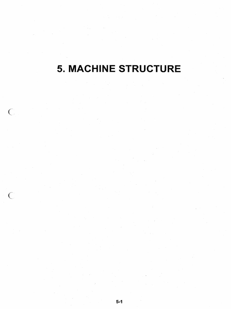 5 Machine Structure | PDF