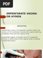 Types of Hymen and Parous Introitus | PDF