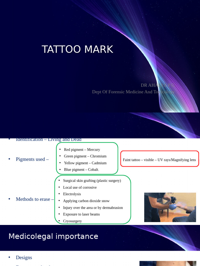 Forensic Analysis of Tattoos and Scars | PDF