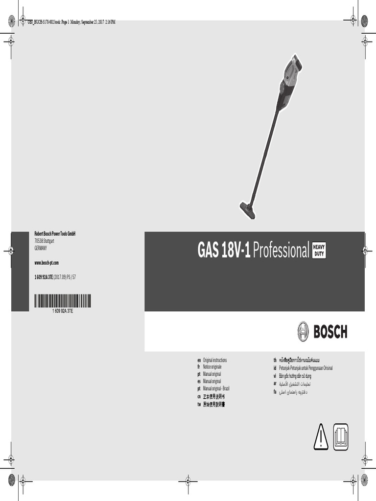 Aspiradora Bosch | PDF | Vacuum Cleaner | Manufactured Goods