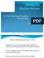 Resume Writing