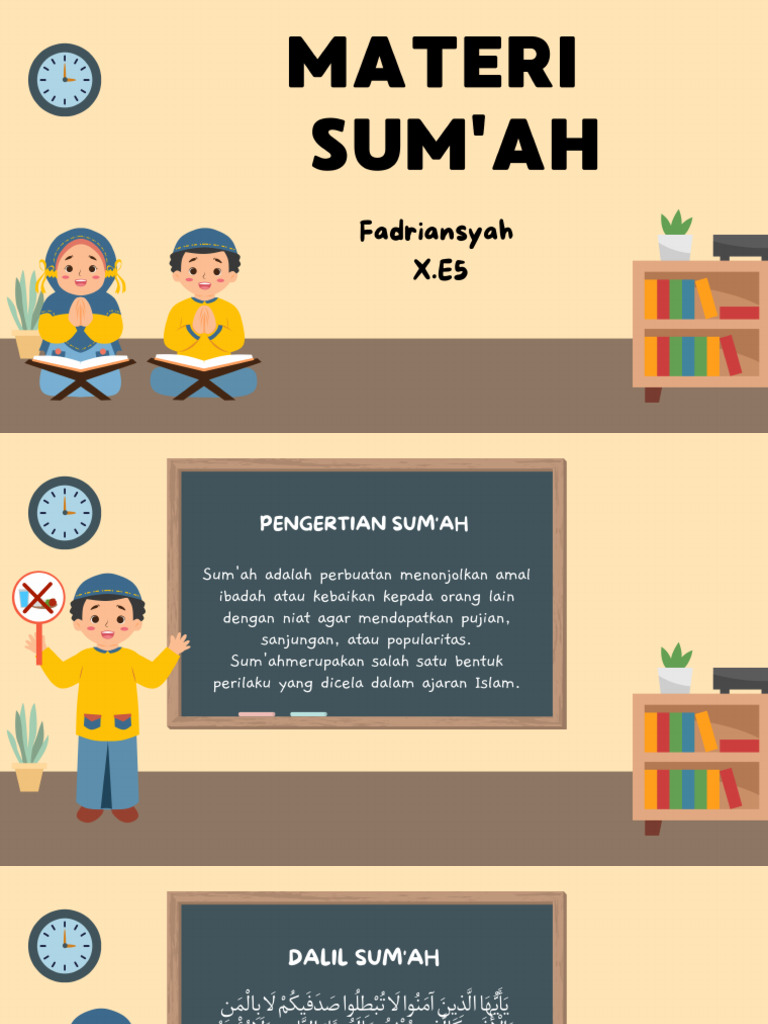 Materi SUM'AH Oleh Fadriansyah X.E5 - 20241120 - 234209 - 0000 | PDF
