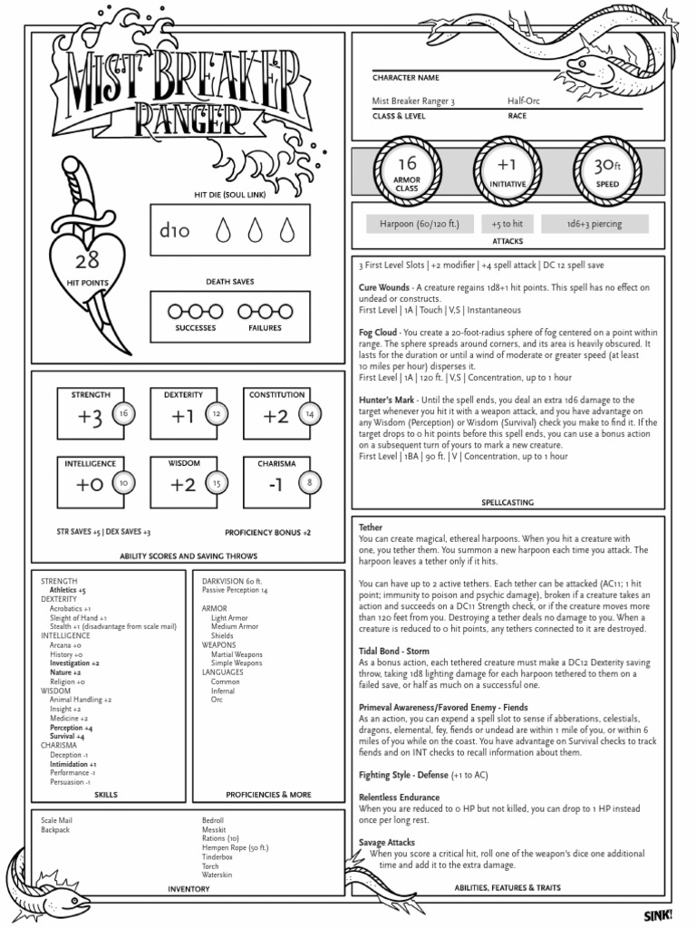 D&D Character Builds and Spells Guide | PDF