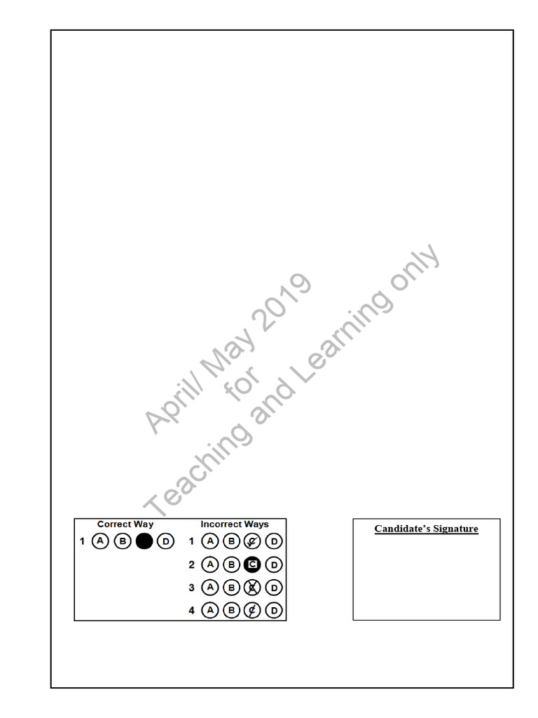 Class X Pakistan Studies Exam 2019 | PDF