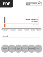 PPBM Case Analysis: Spick & Span LTD