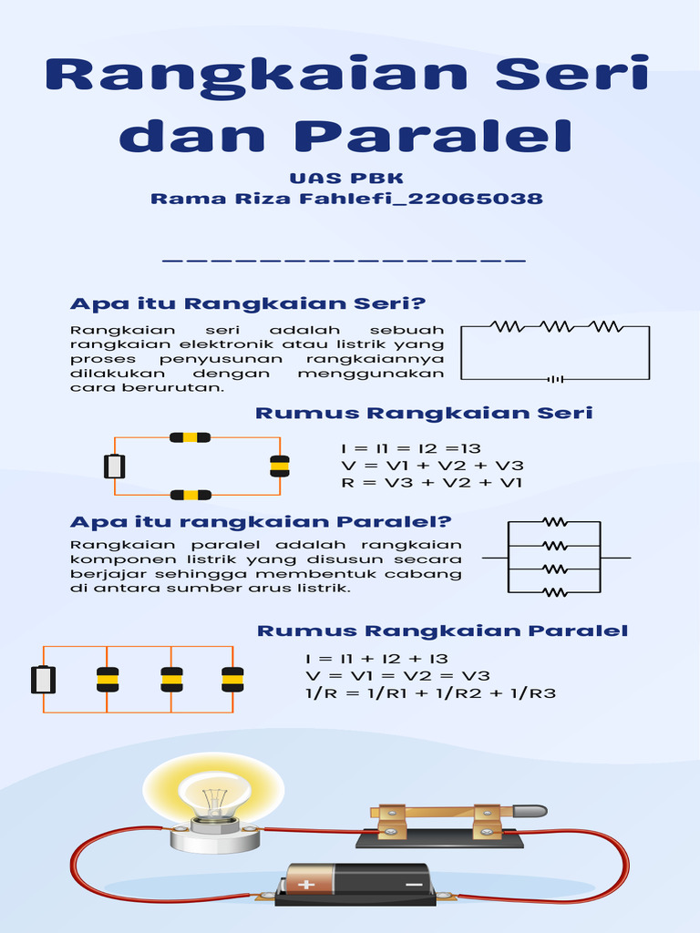 Rangkaian Seri dan Paralel: Penjelasan dan Rumus | PDF