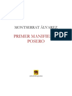 Primer Manifiesto Posero Montserrat Álvarez