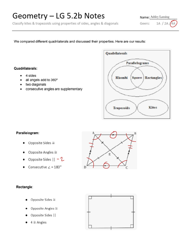G+LG+5.2b+Notes+%26+HW+-+Classify+kites+%26+trapezoids+using+their ...