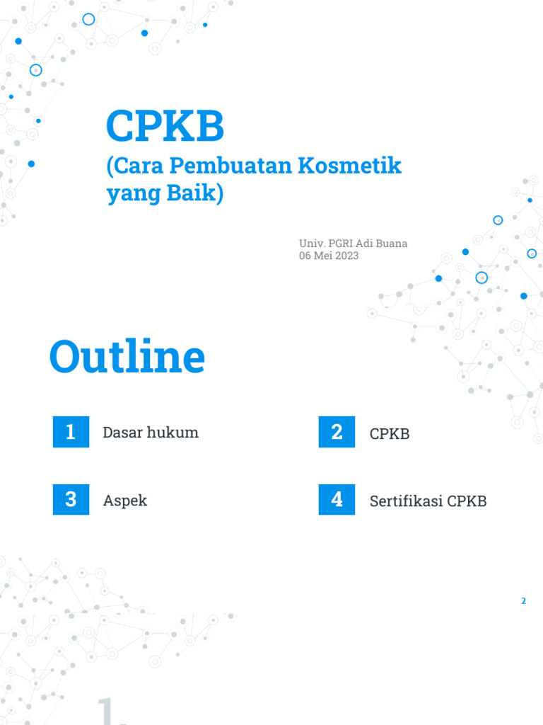 Sertifikasi CPKB dan Aspek Mutu Kosmetik | PDF