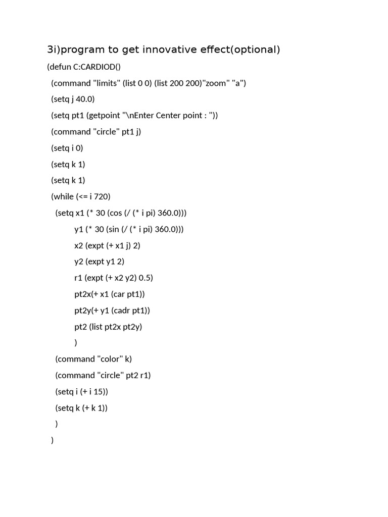 Autolisp My | PDF