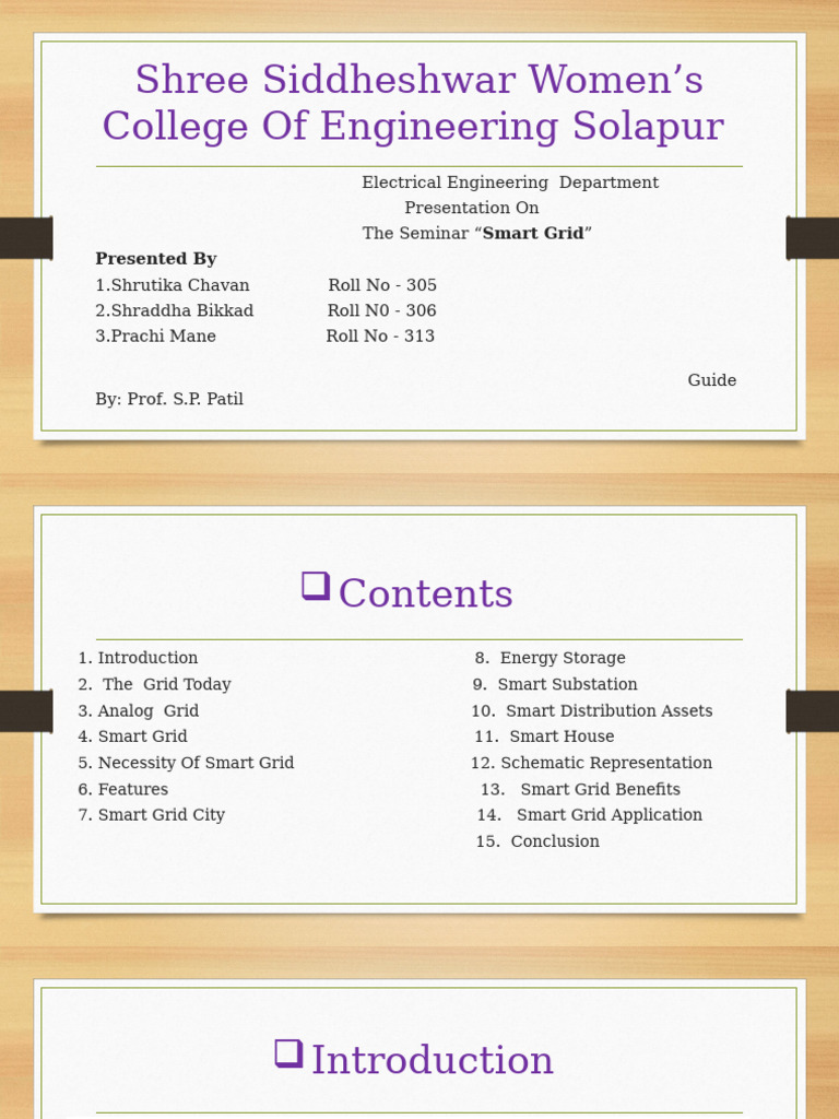 Ppt Of Smart Grid 1 Pdf Smart Grid Electrical Grid