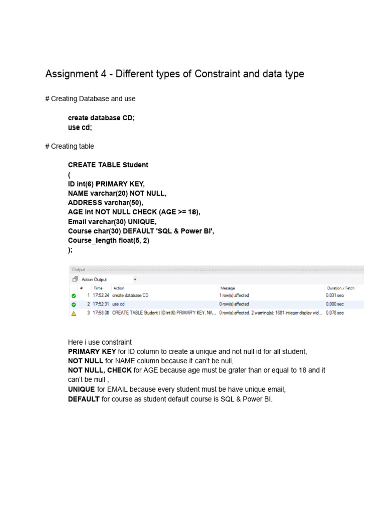 Assignment 4 | PDF
