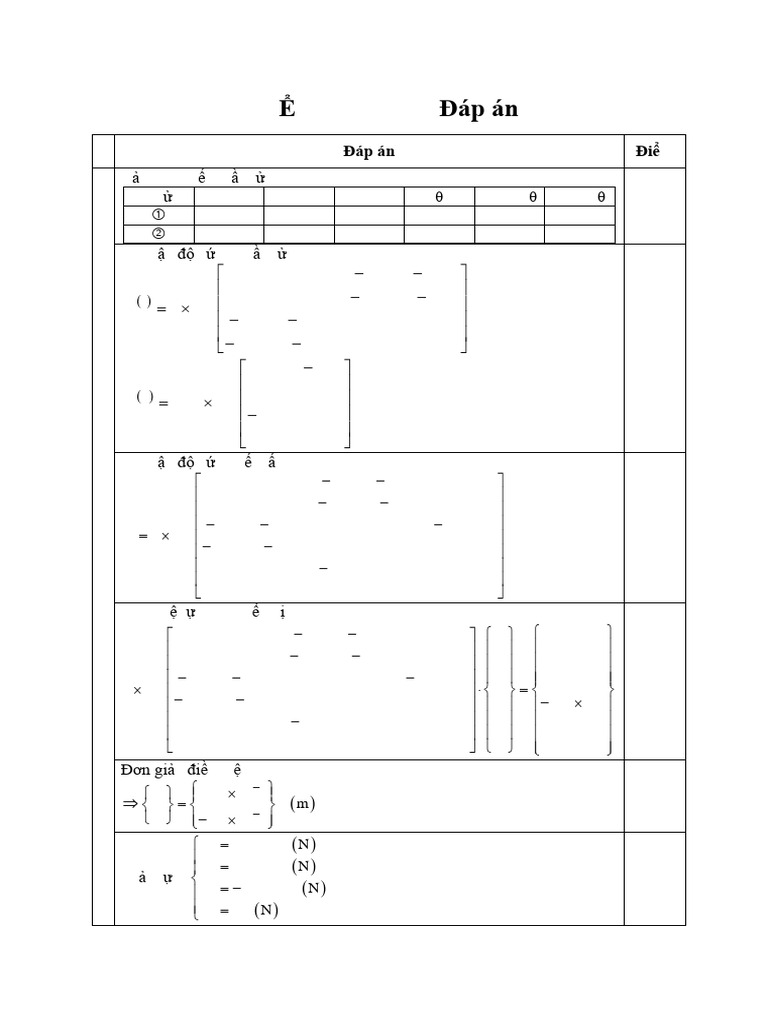 KT 4 Dap An | PDF