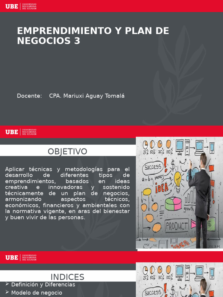 Emprendimiento 3 | PDF | Iniciativa empresarial | Modelo de negocio