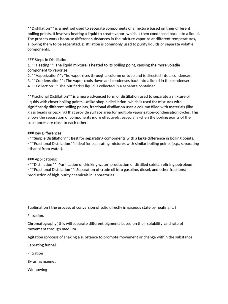 Distillation Pdf Distillation Force