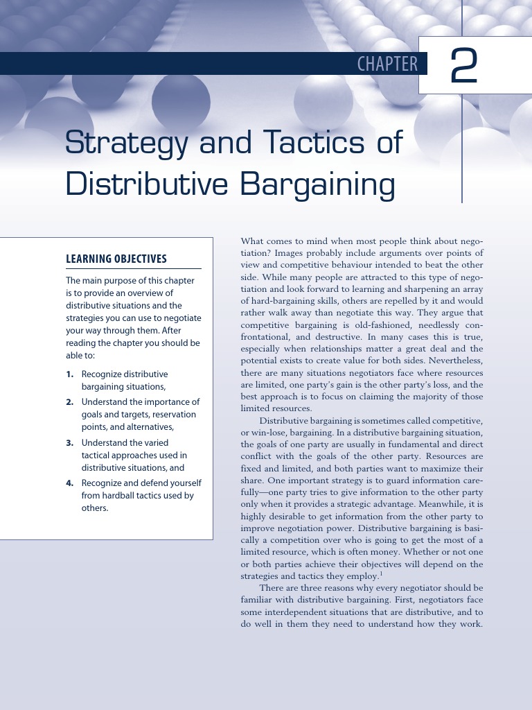 Negotiation | PDF | Bargaining | Negotiation