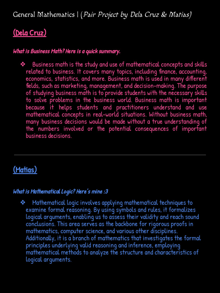 GenMath Pair Part #2 (Em & Dwane) | PDF