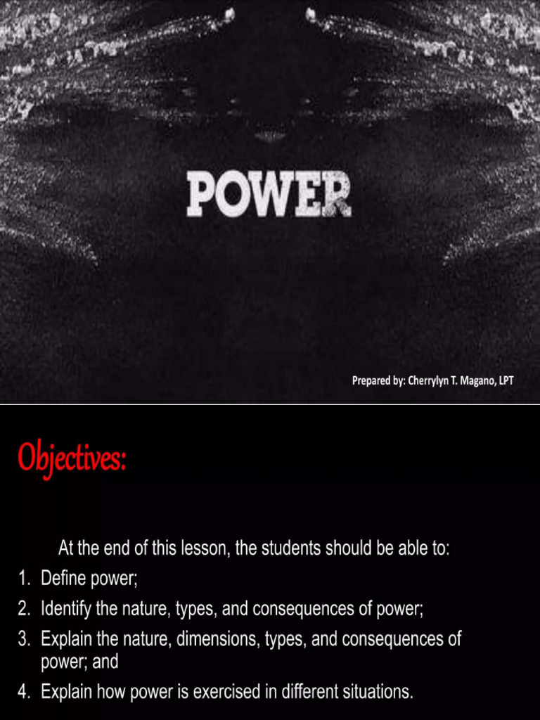 Lesson 3 Power | PDF