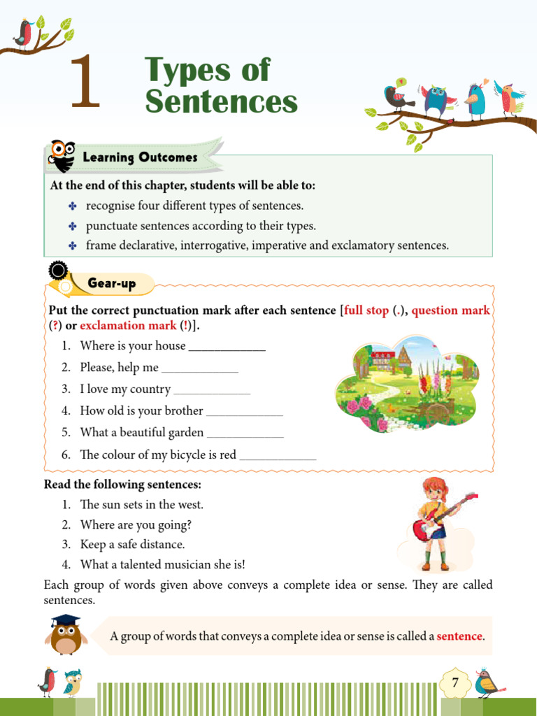 Grammar World 4 - Ch1 | PDF | Sentence (Linguistics) | Question